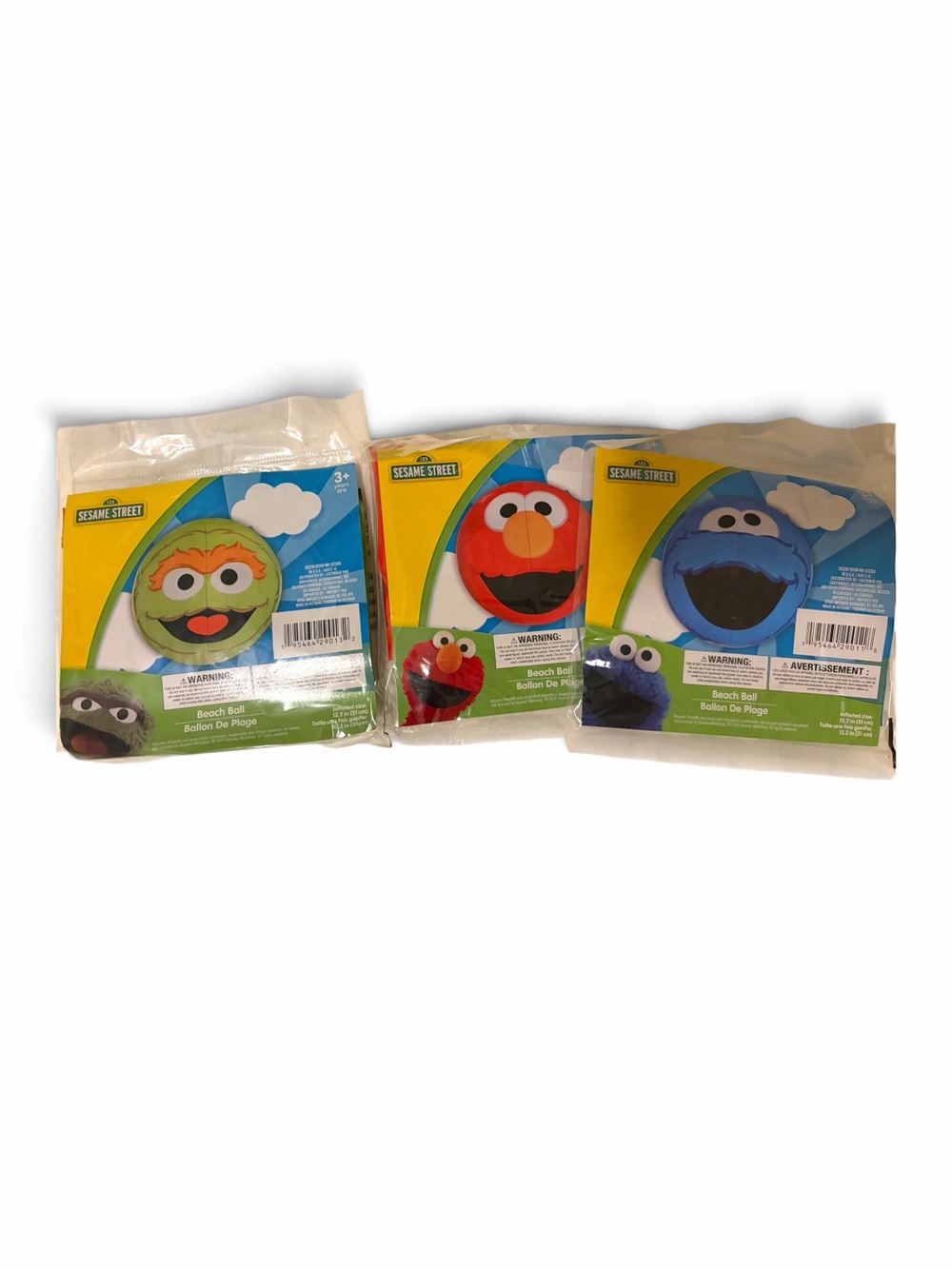 Sesame Street Character Beach Balls - birthday decor